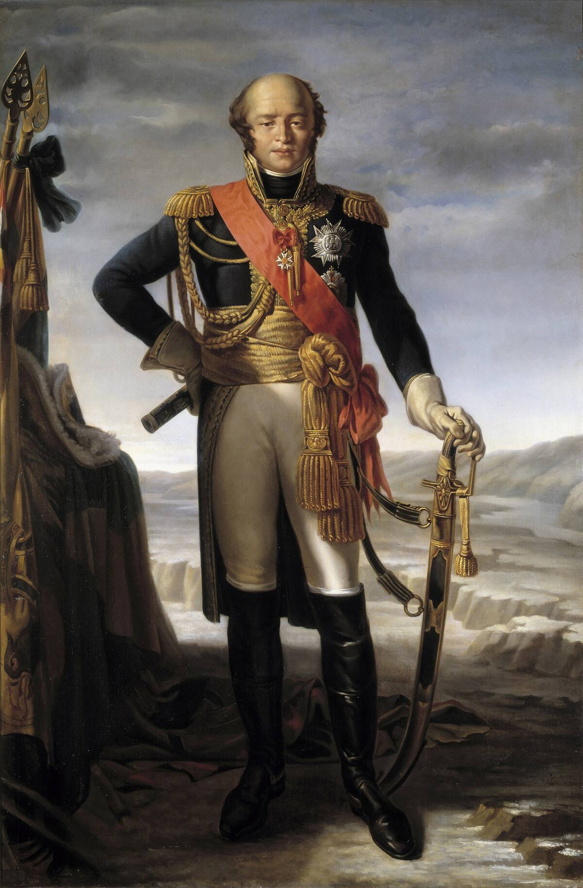 Portrait of Louis-Nicolas d'Avout by Tito Marzocchi de Bellucci