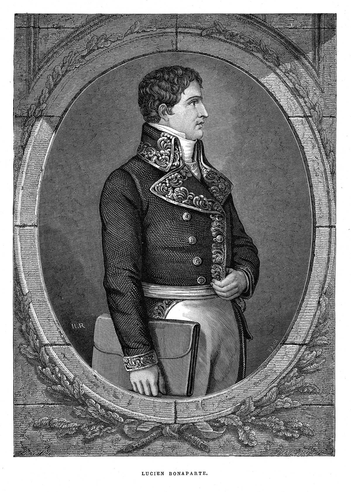 Portrait of Lucien Bonaparte who was a politician.