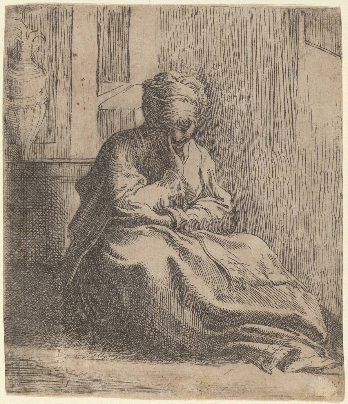 Saint Thaïs. Creator: Parmigianino