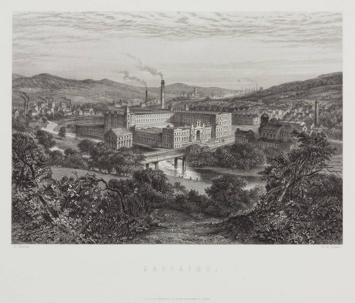 Salt�s Textile Mill, Saltaire, West Yorkshire, 1869.