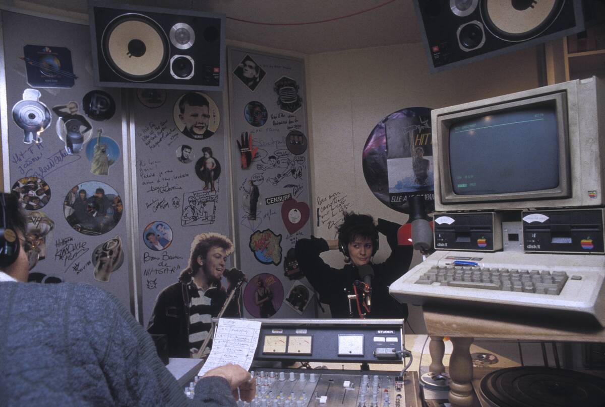 Studio de la radio ?Hit FM? à Paris