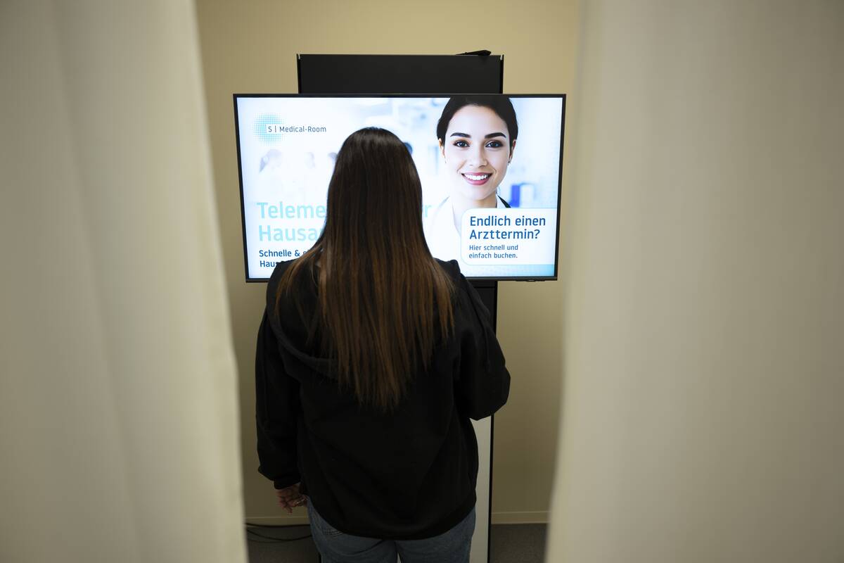 Telemedicine practice in Kaufland-Center