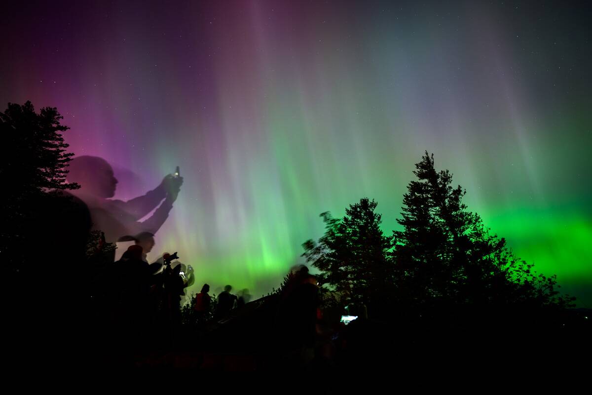 The Aurora Borealis, Or Northern Lights, Visible From Large Swath Of North America