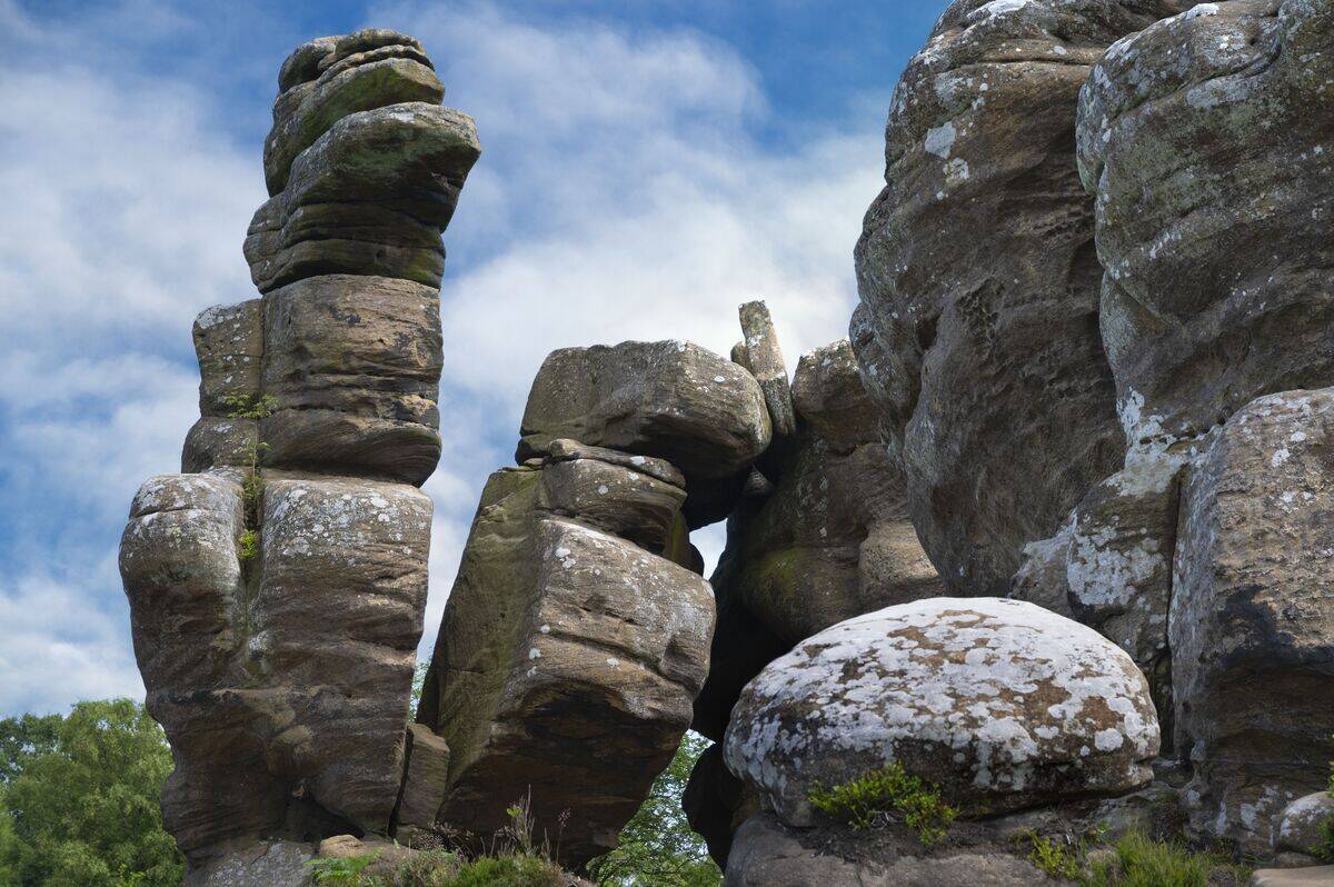 The Brimham Rocks of North Yorkshire
