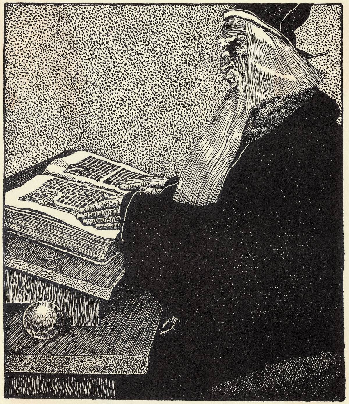 The Enchanter Merlin by Howard Pyle