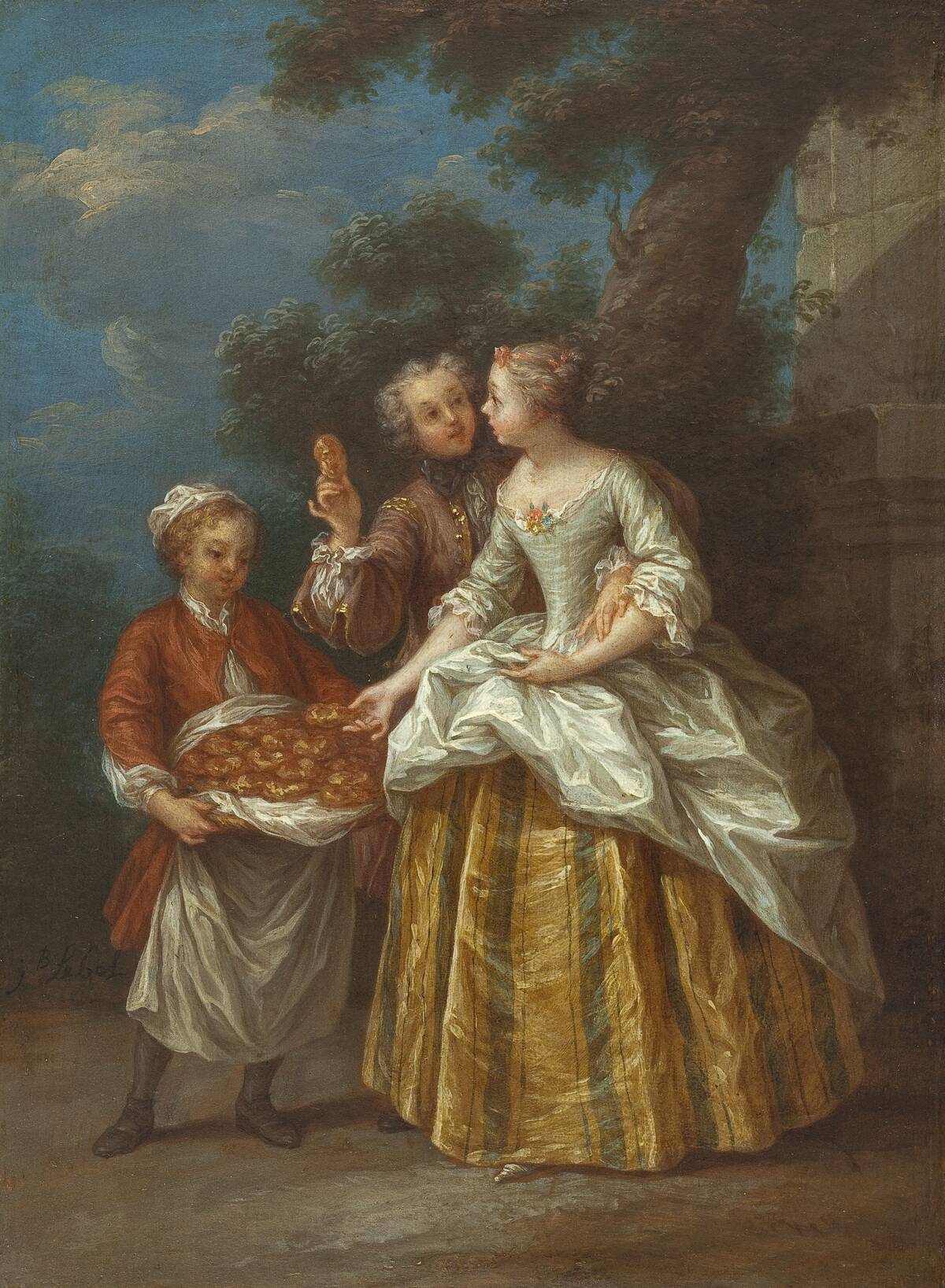 The Merchant Of Échaudés (Boiled Dough Pastry),