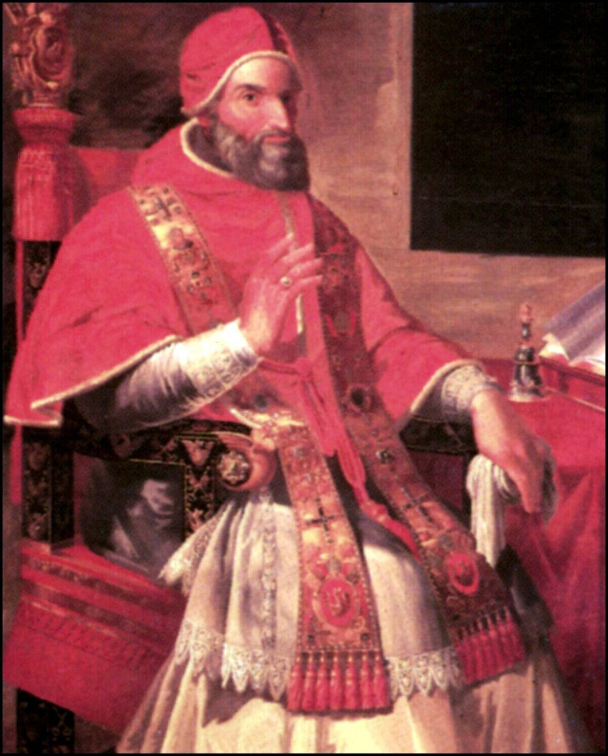 The Pontifical Gregorian University founded in 1451celebrates 450 years in Rome, Italy in December,2002.