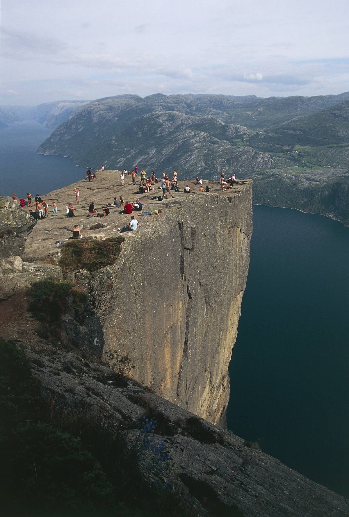 The Preikenstolen (Preacher's pulpit)...