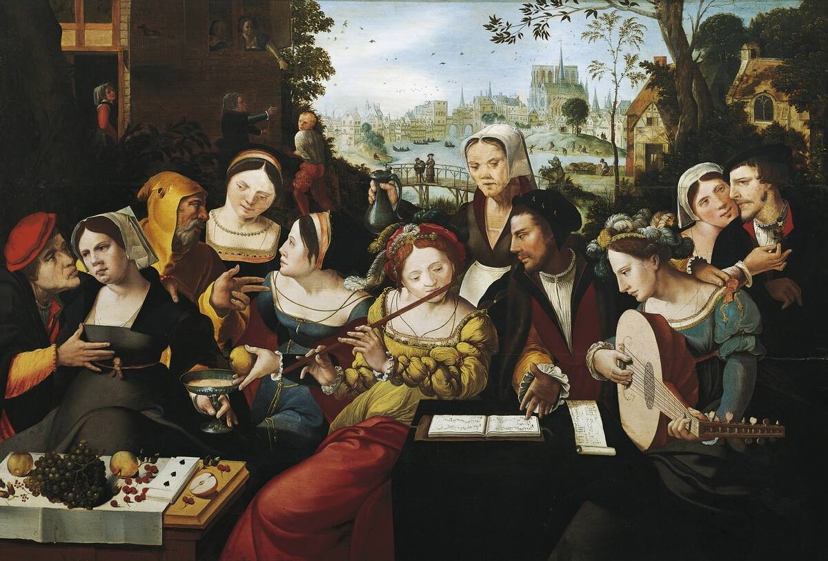 The Prodigal Son with courtesans...