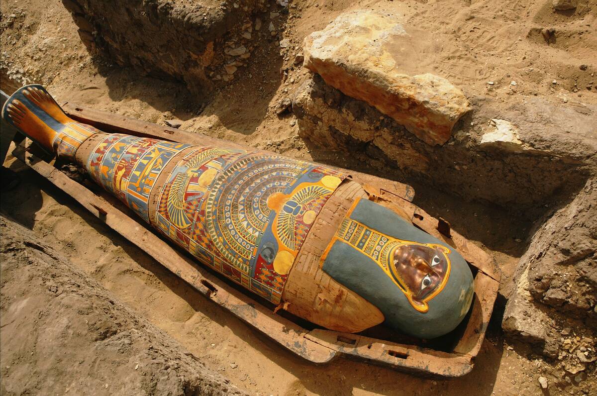 The sarcophagus of a rich merchant