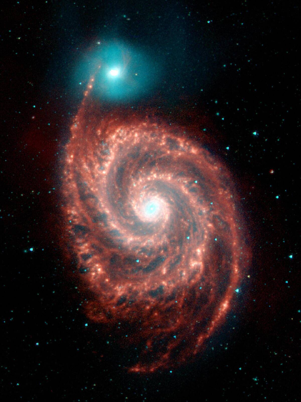 This NASA Spitzer Space Telescope four-c