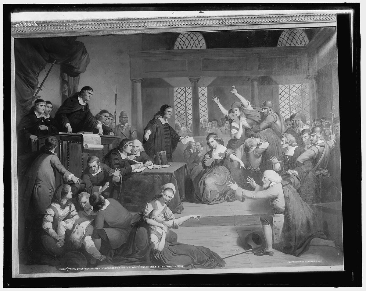 Trial Of George Jacobs Of Salem For Witchcraft