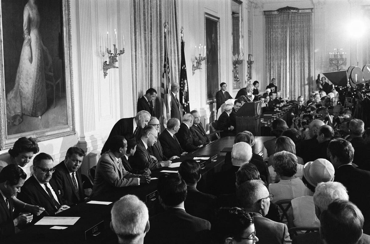 US-POLITICS-LYNDON JOHNSON-NON-PROLIFERATION TREATY