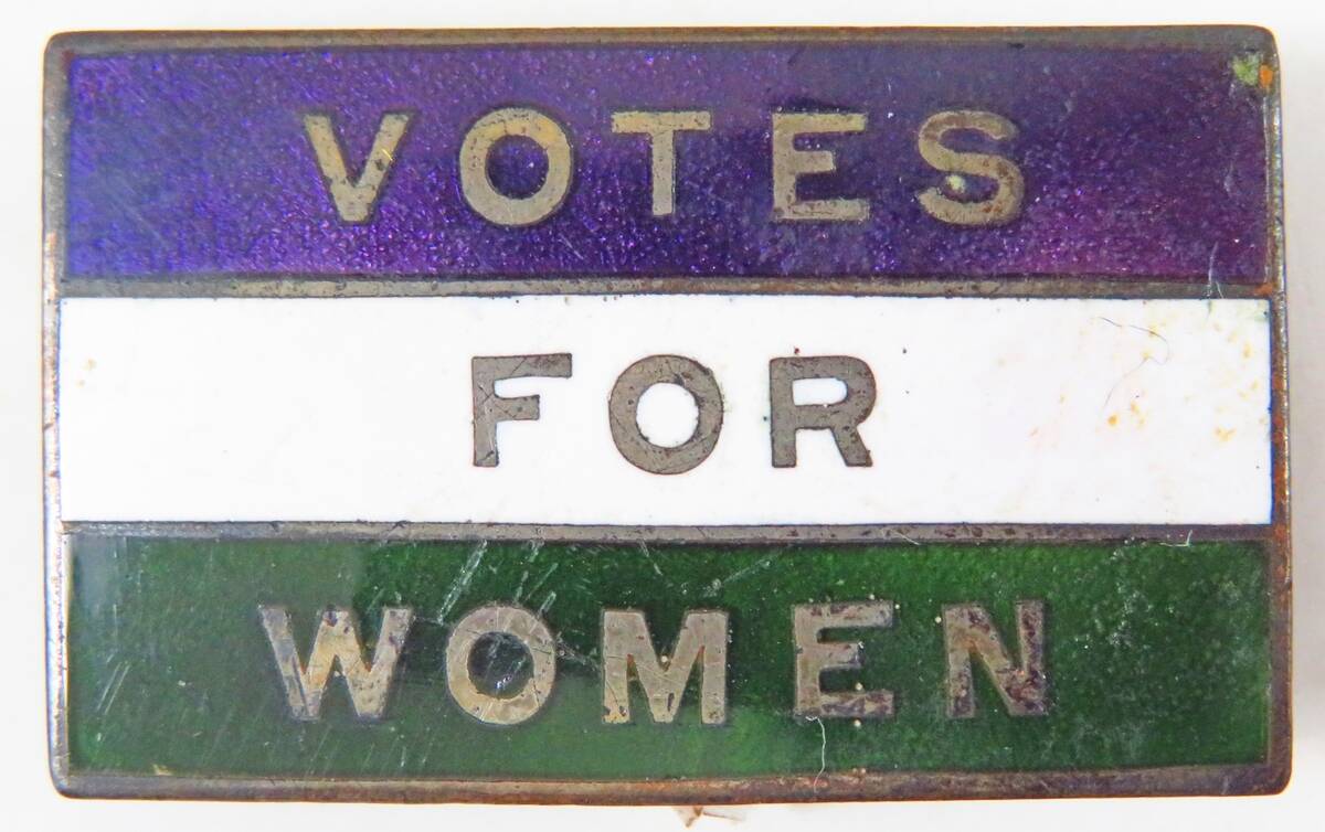 Votes For Women Pin