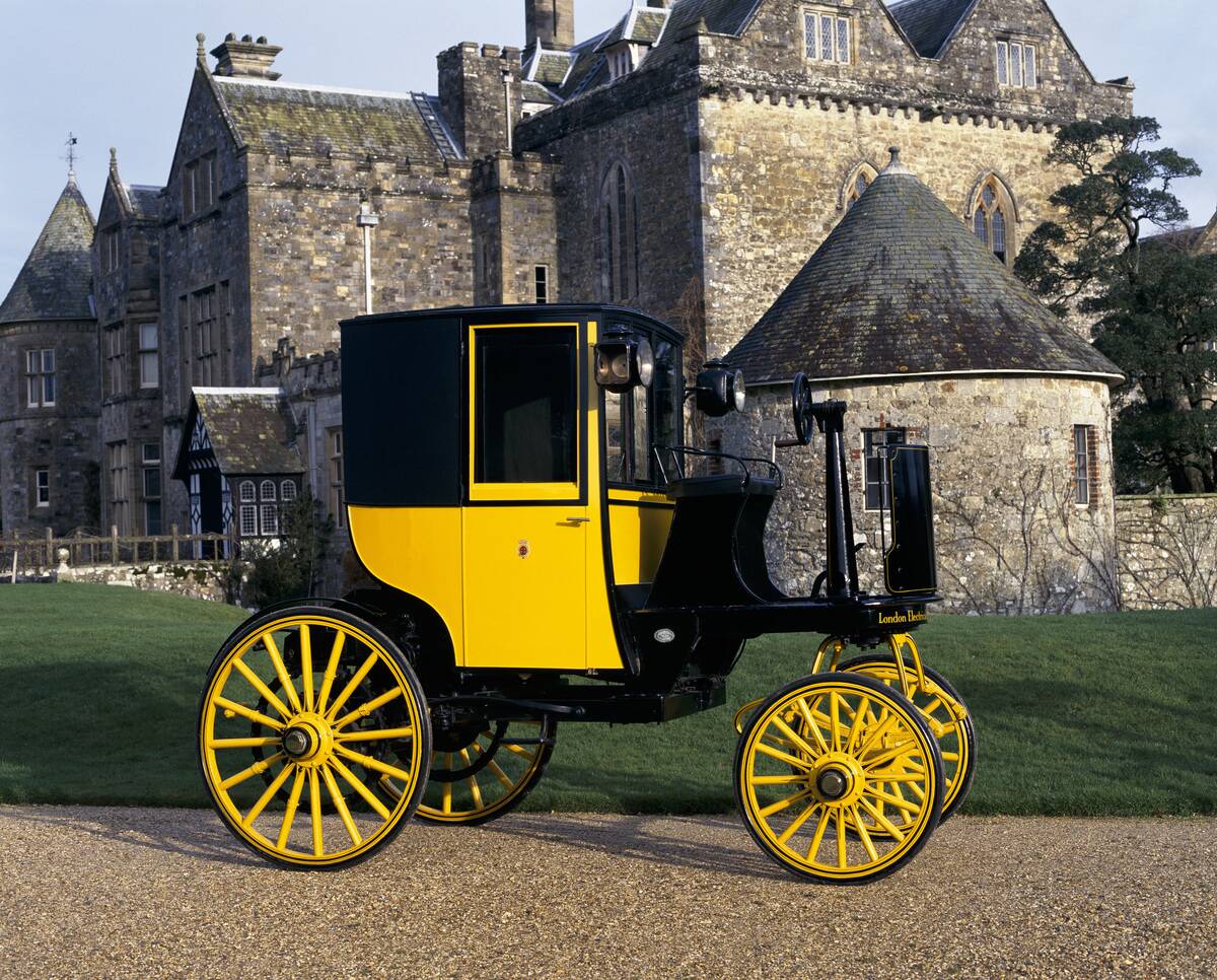 1897 Bersey Electric Taxi.