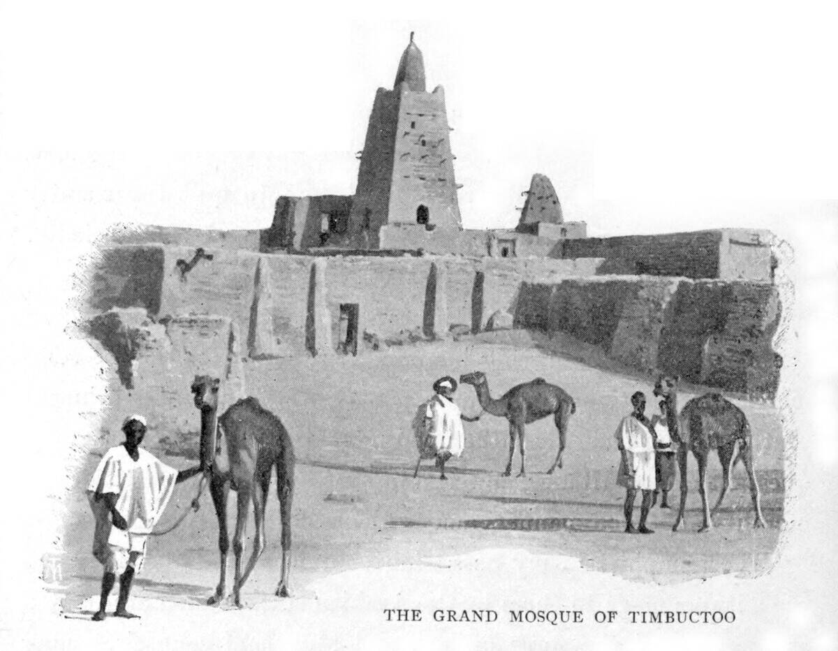 Dubois_1896_p300_Timbuktu_Grand_Mosque