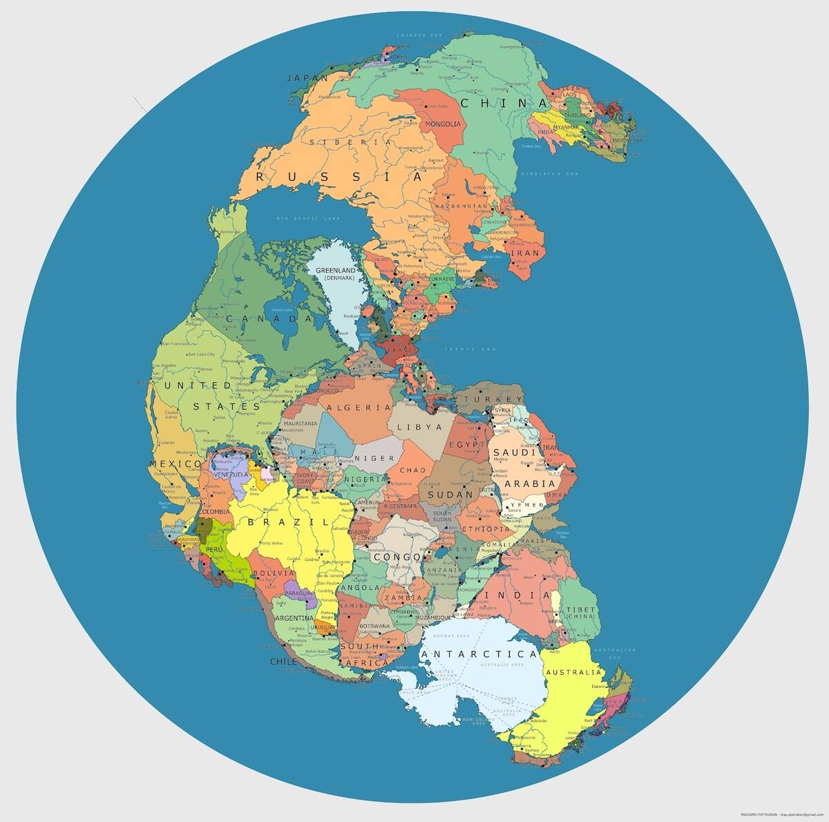 Pangea_political