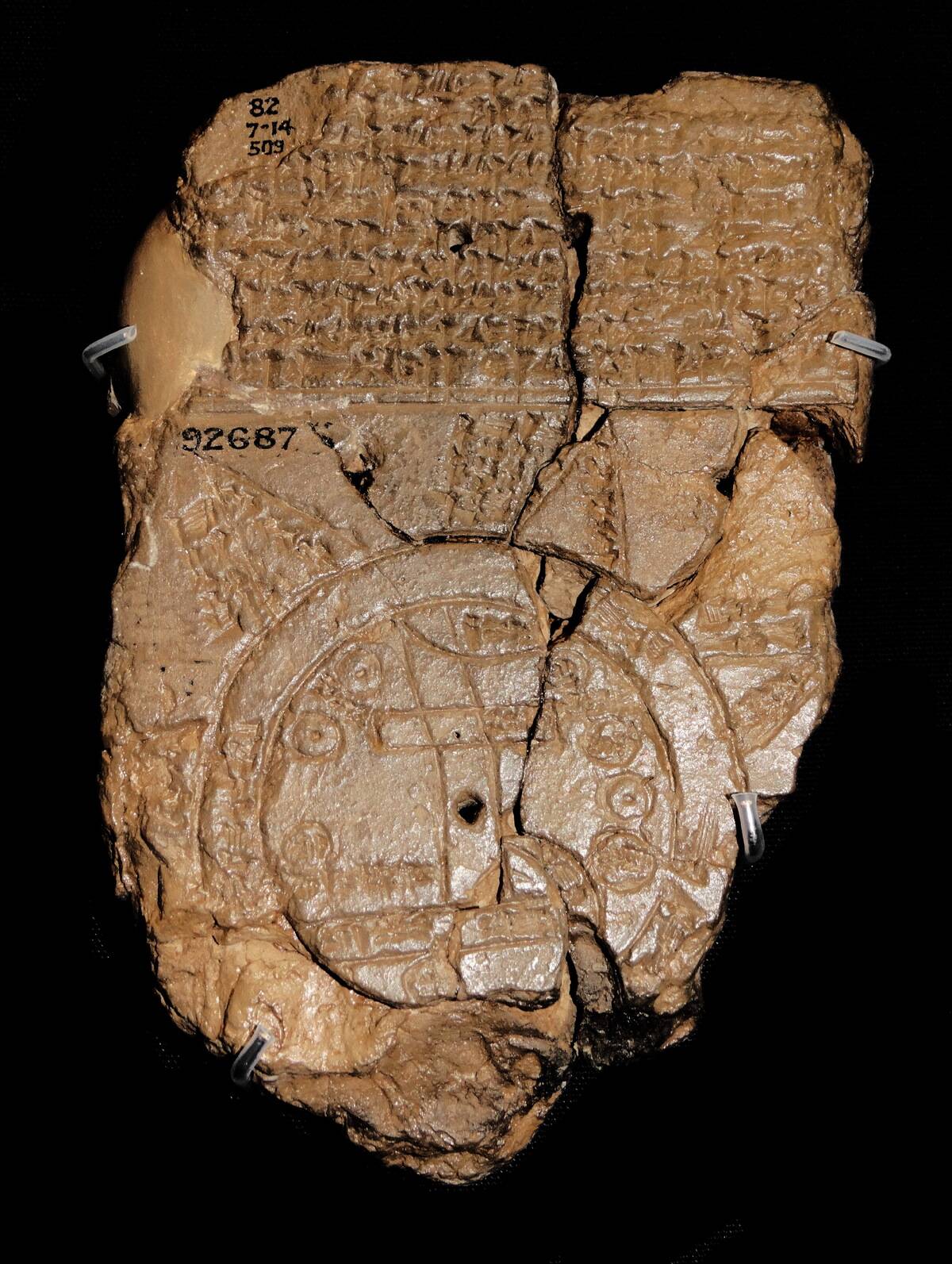 A Babylonian map of the World.