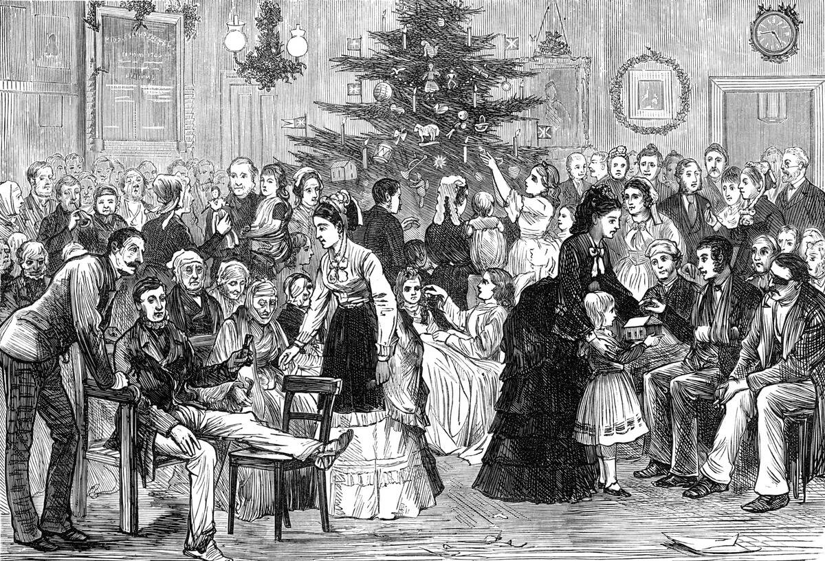 A Christmas-Tree At The Middlesex Hospital