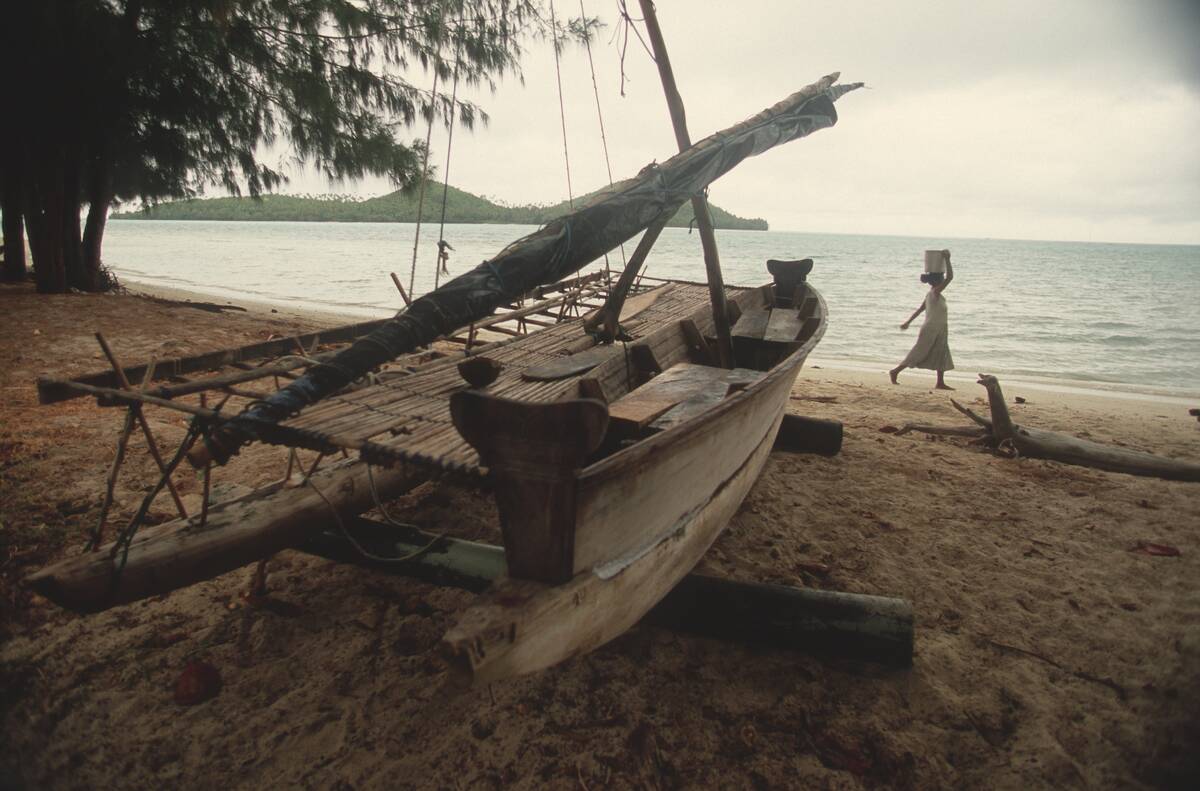 A Masawa Canoe Built Expressly For The Kula Ring