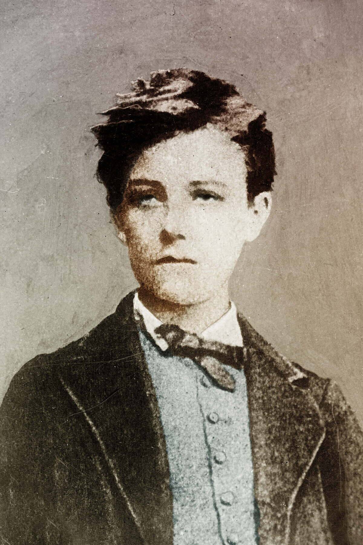 Arthur Rimbaud (1854-1891), French poet, at the 17