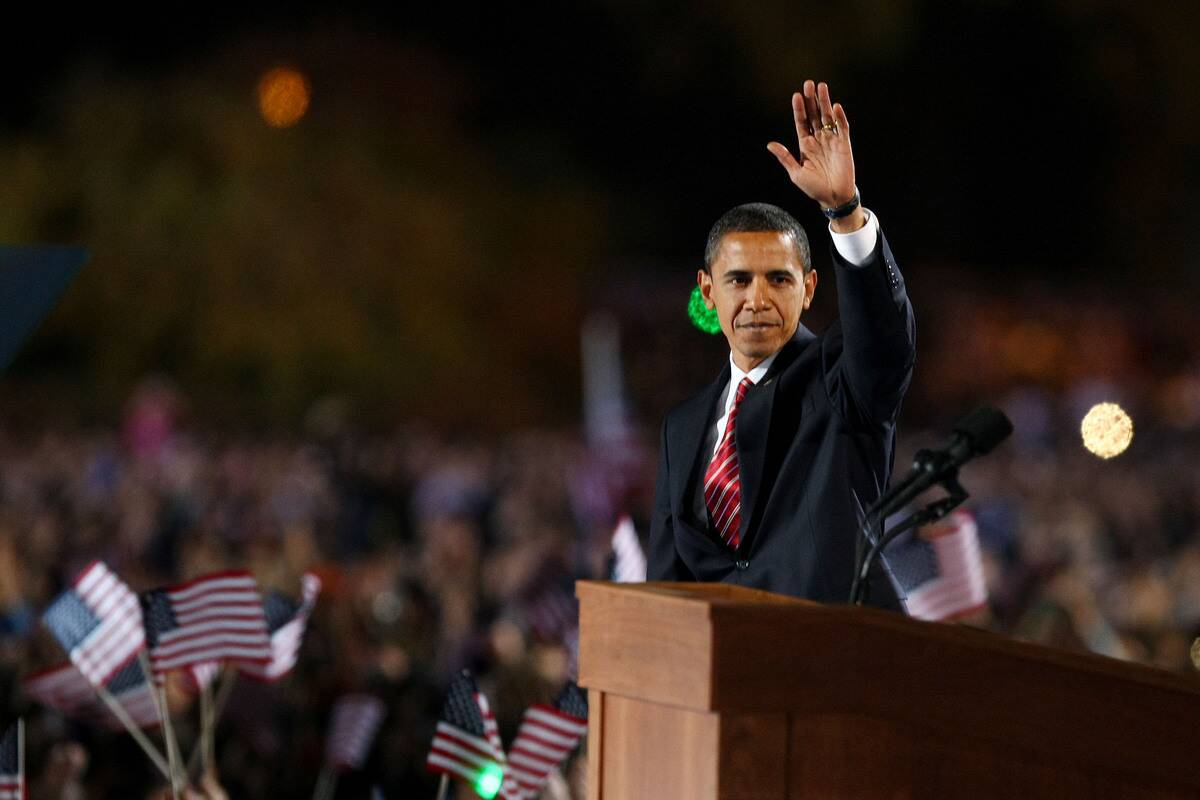 Barack Obama Holds Election Night Gathering In Chicago's Grant Park
