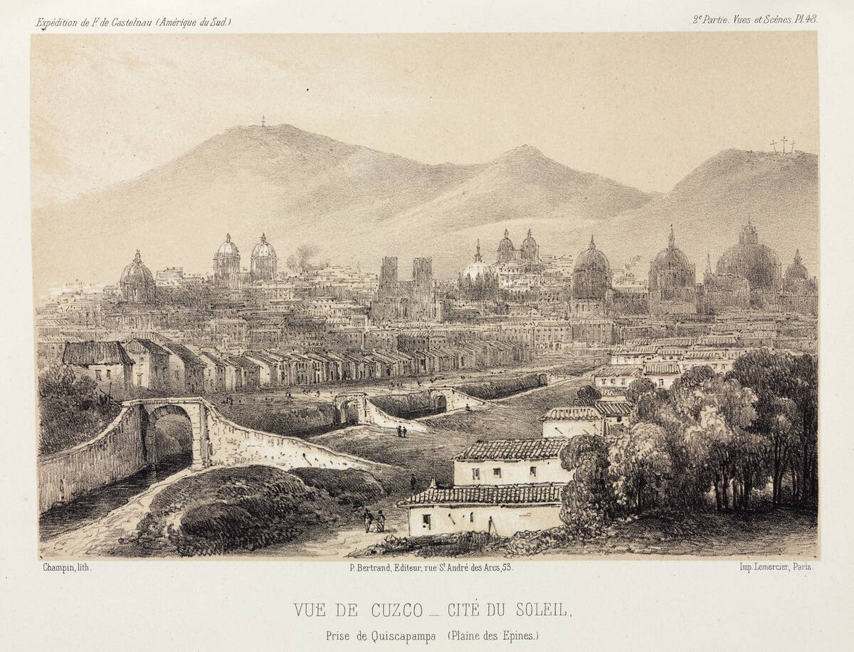 Cuzco, City of the Sun, Peru, c 1843-1847.