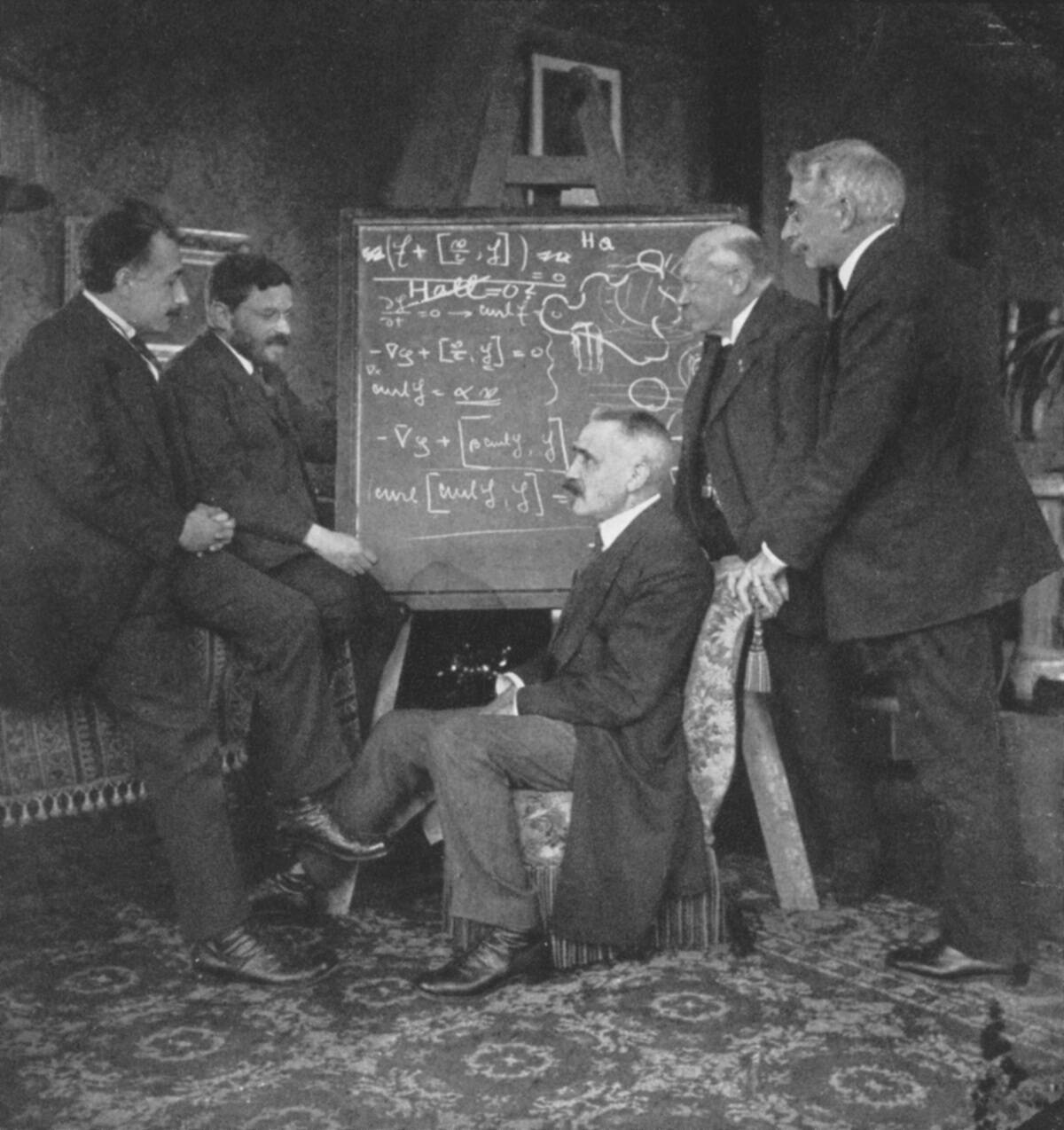 Einstein Visits Ehrenfest In Leiden