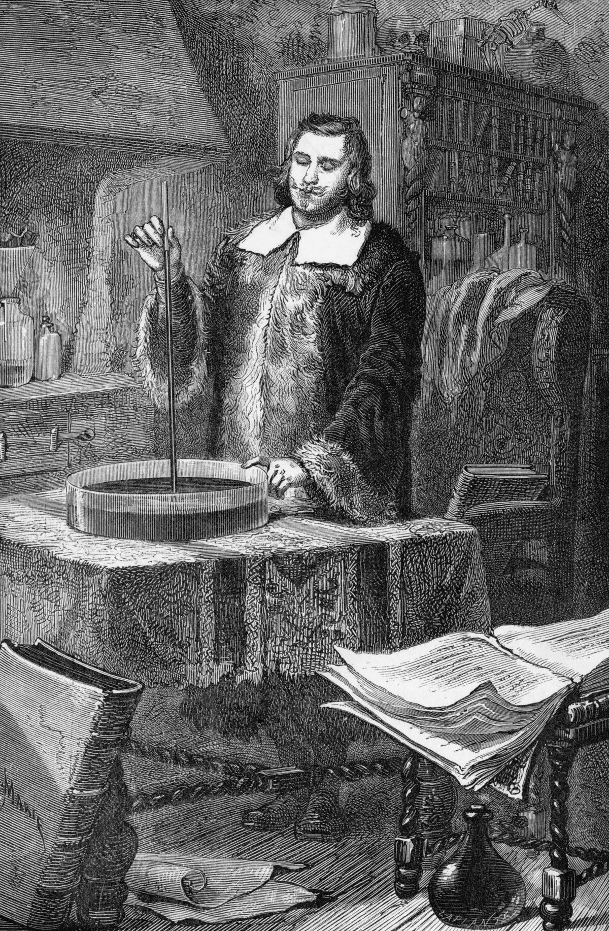 Evangelista Torricelli Invents Barometer