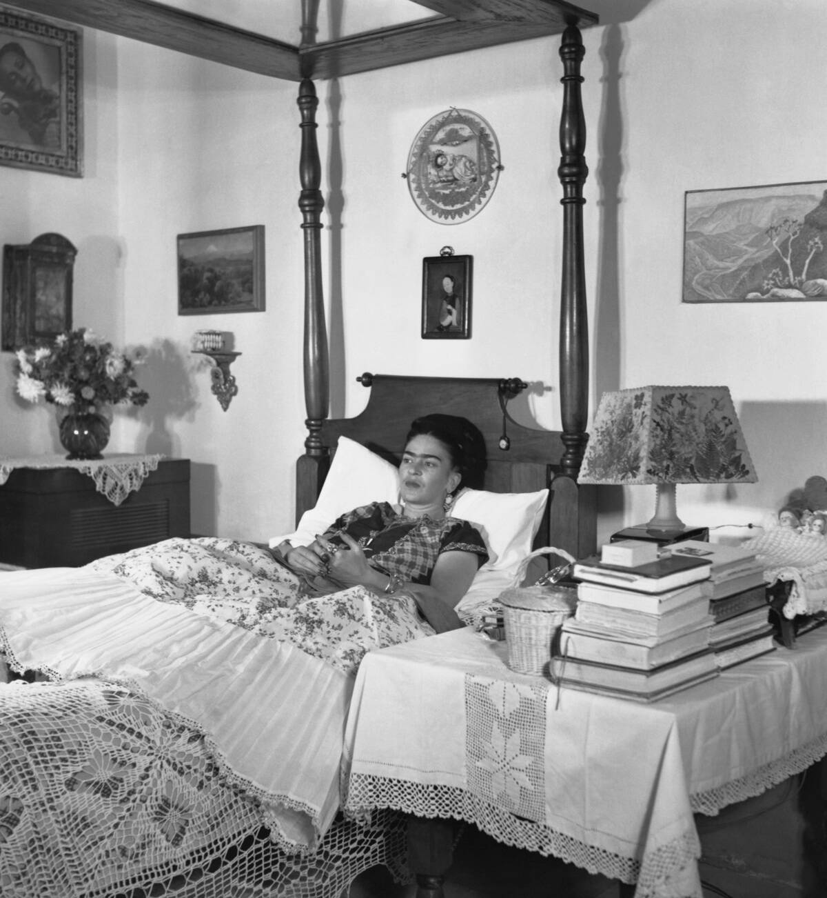 Frida Kahlo In Bed