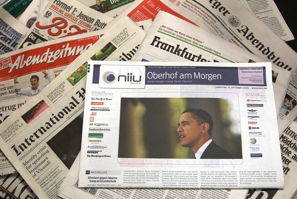 German 'Niiu' Is Europe's First Personalised Paper