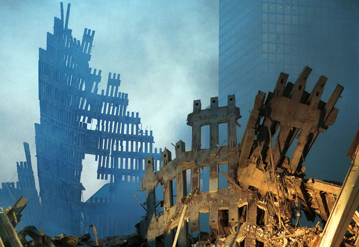Ground Zero Two Days After World Trade Terror Attack