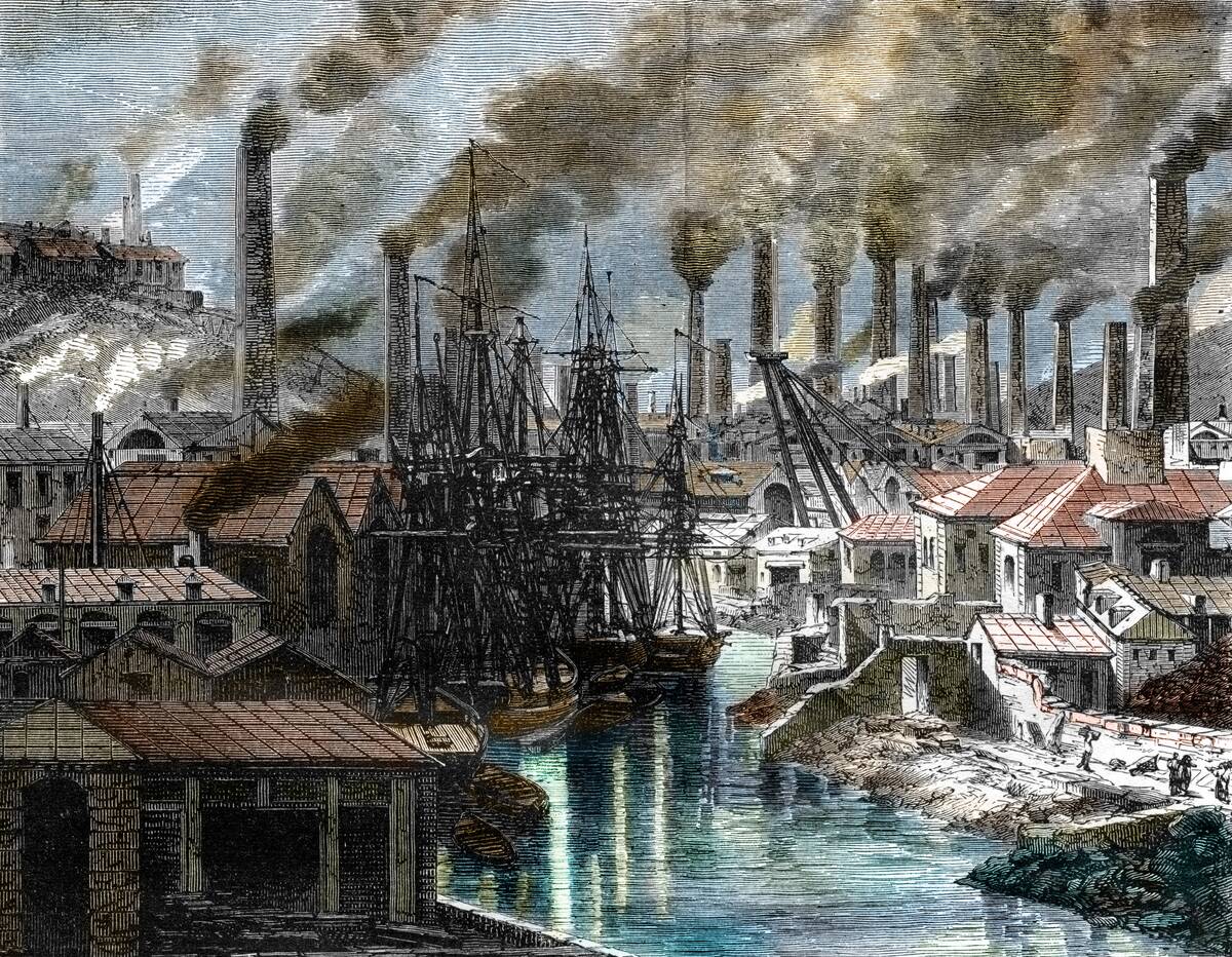 Industrial landscape, England