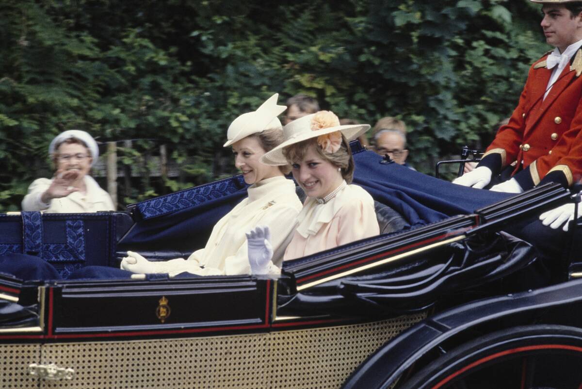 Lady Diana Spencer And Princess Alexandra