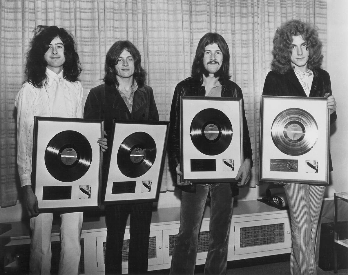 Led Zeppelin Receive Their First RIAA Gold Record Award