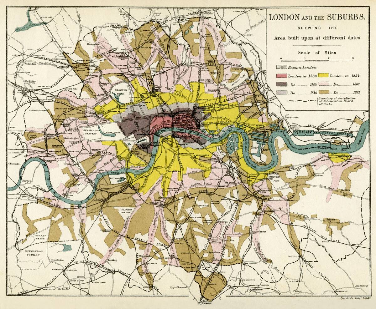 London and its suburbs, 1894