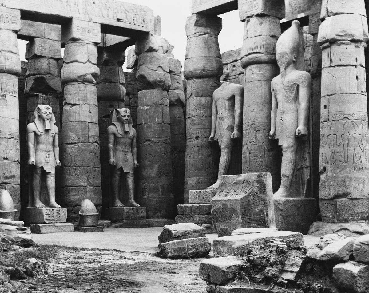 Luxor Temple Statues