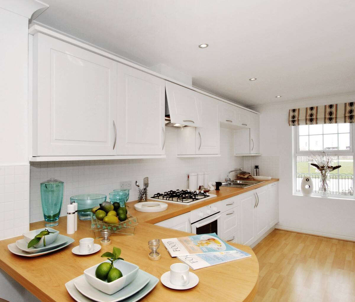 Luxury modern kitchen in new build house