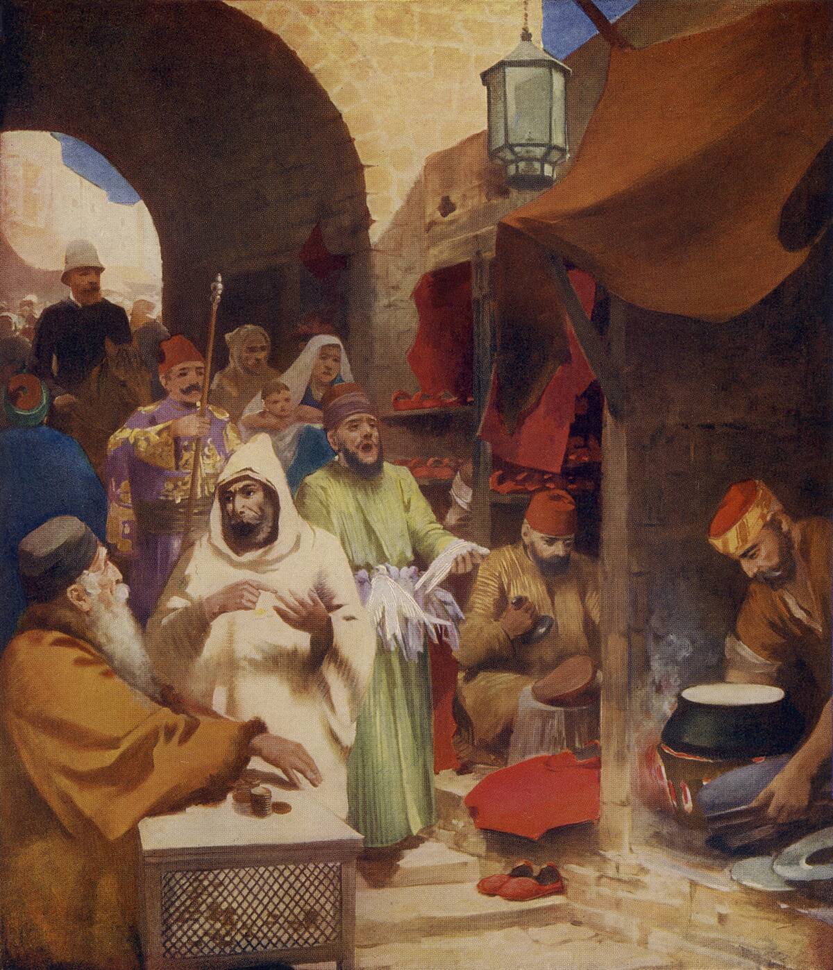 Middle Eastern bazaar