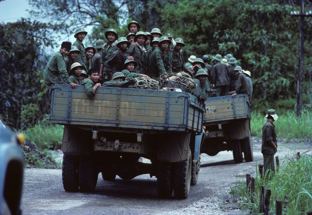 Military Convoy in Sino-Vietnamese Conflict