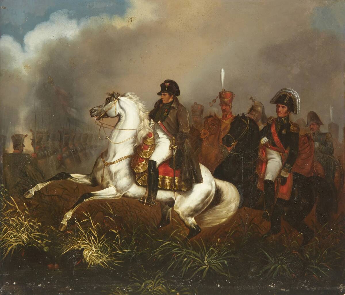 Napoleon At The Battle Of Quatre Bras On 16 June 1815