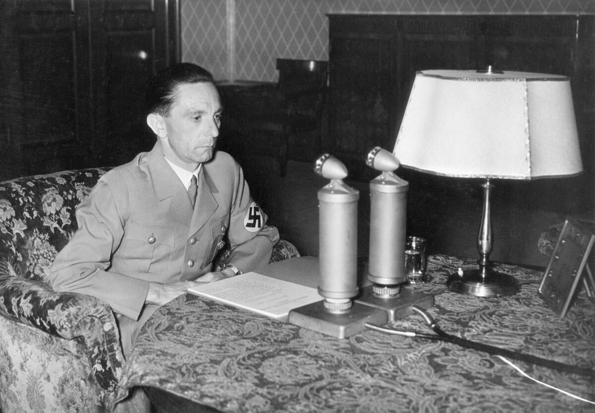 Nazi Prapagandist Paul Joseph Goebbels