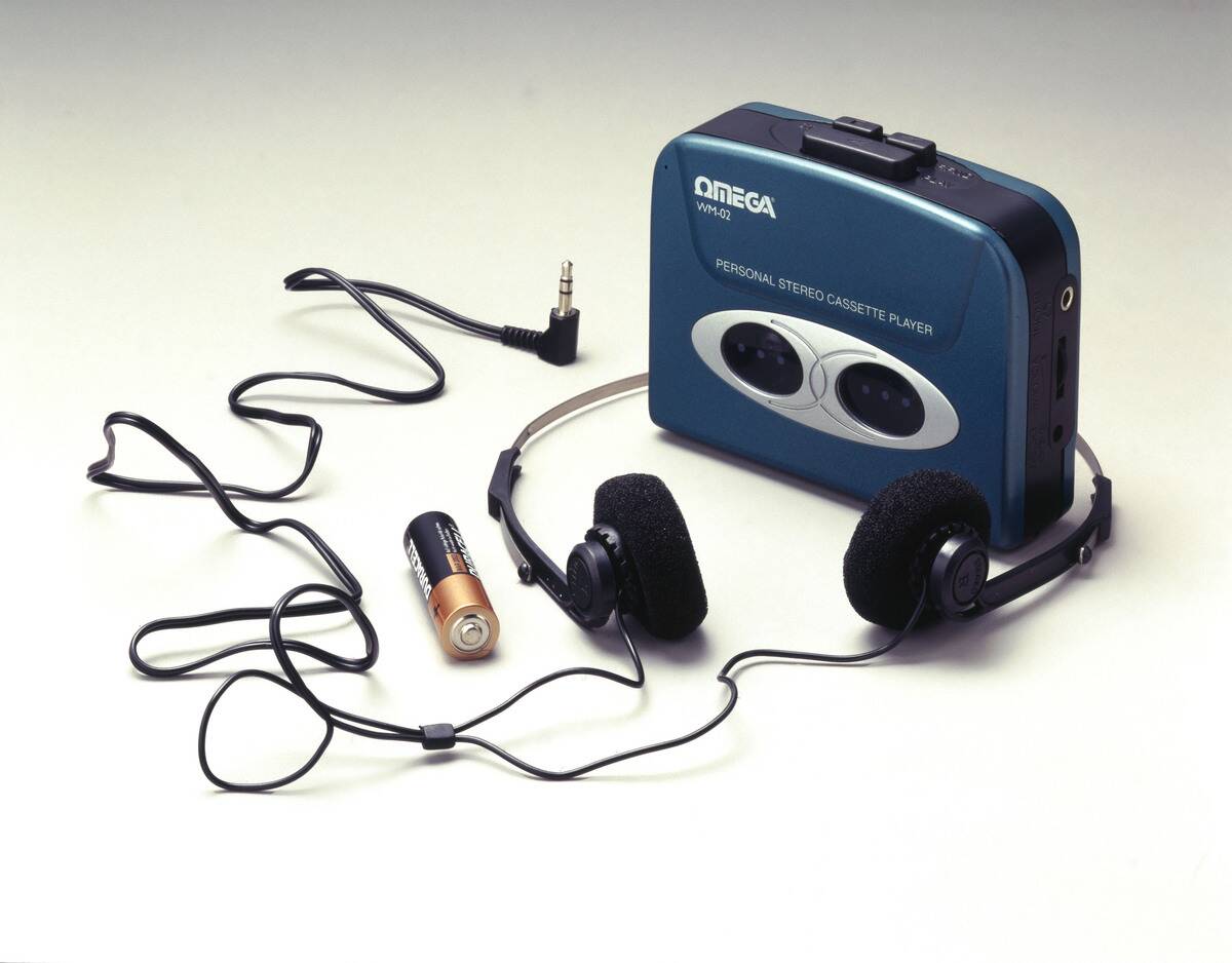 Omega personal stereo cassette player, c 1998.