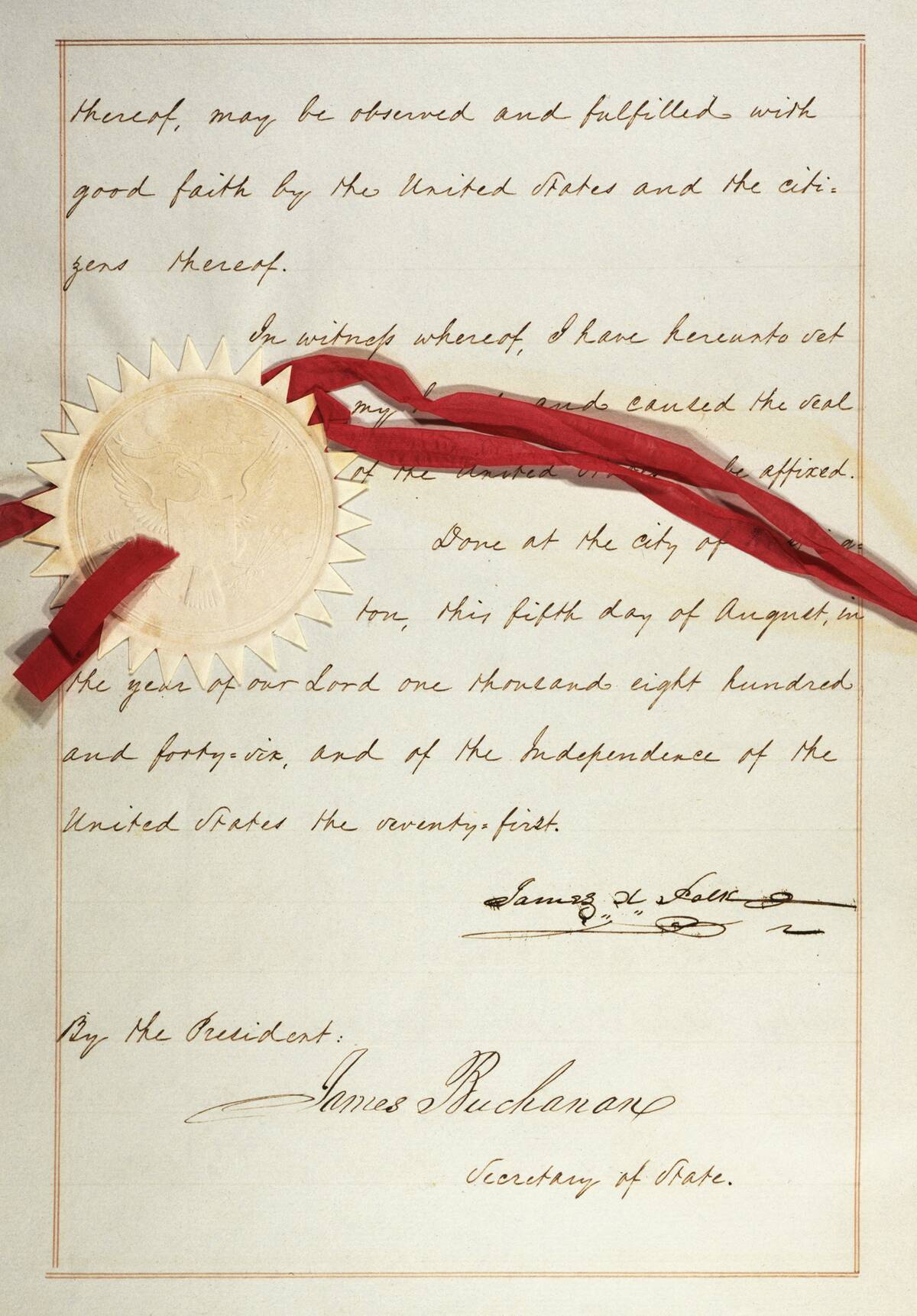 Oregon Boundary Settlement