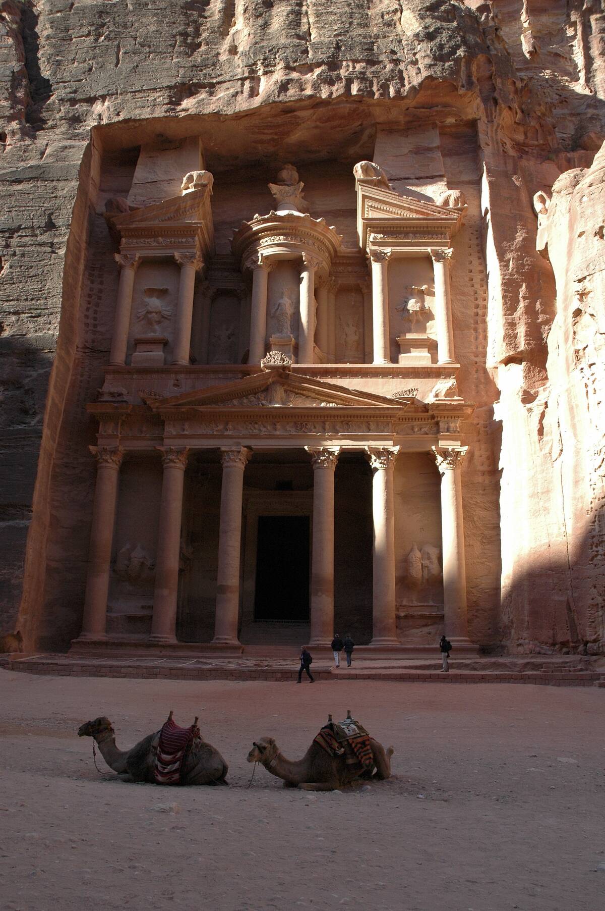 Petra (greek for rock) was the principal city of the Nabateans and flourished under the Seleucid rulers and later the Romans