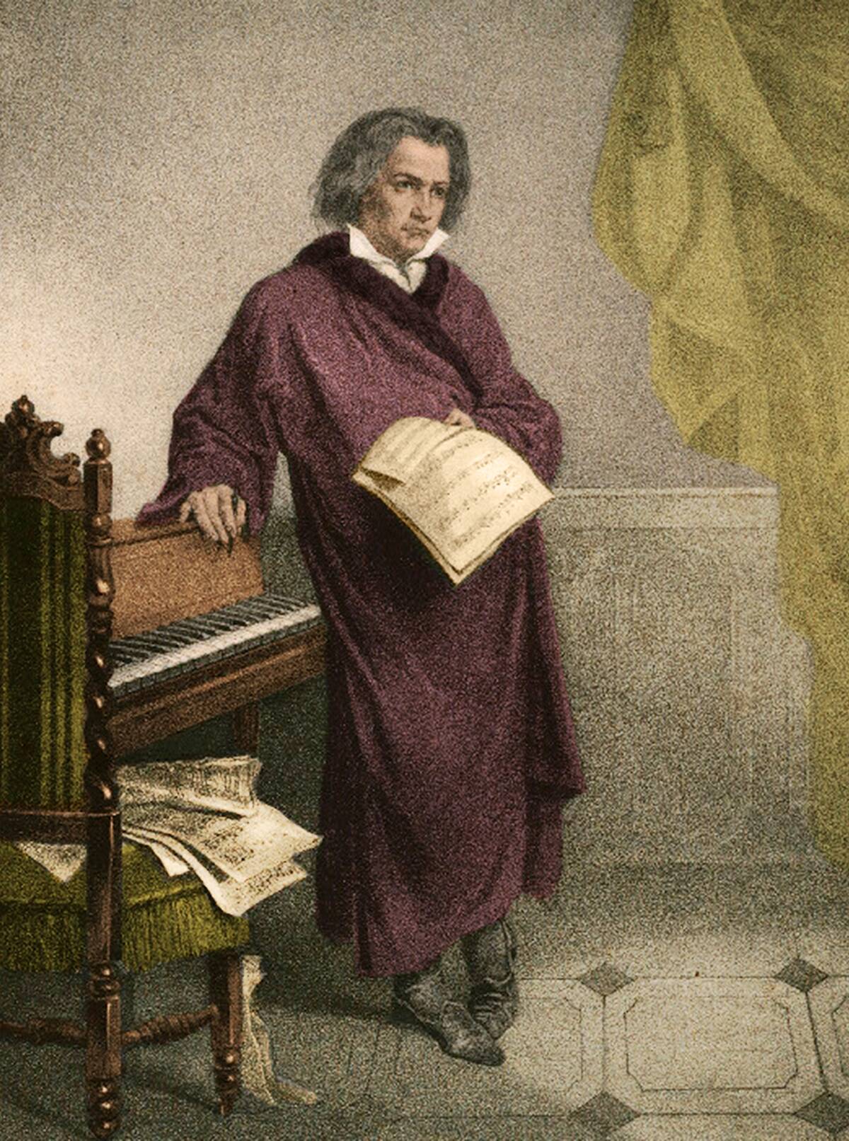 Portrait Of Ludwig Van Beethoven