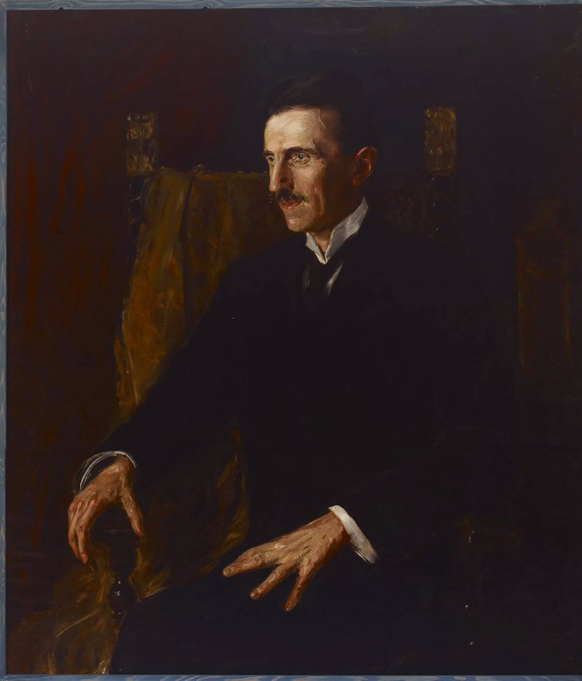 Portrait Of Nikola Tesla (1856-1943)
