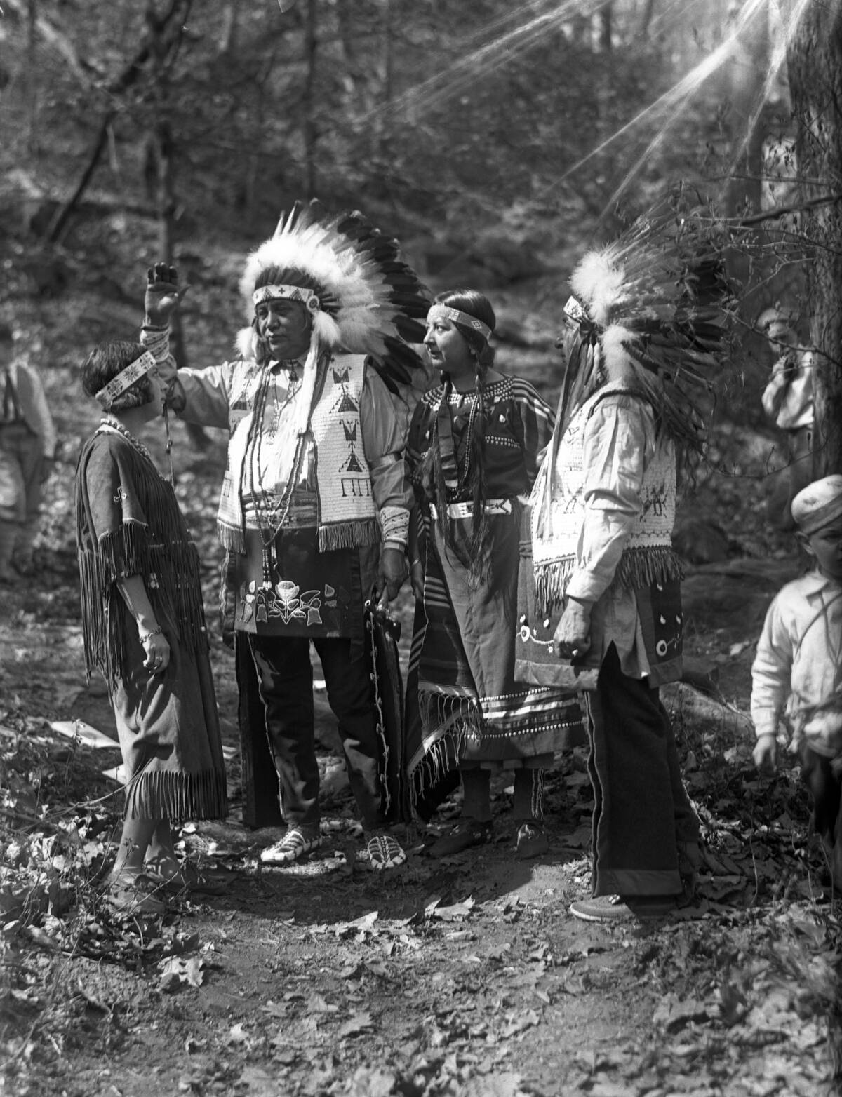 Rechristened Indian Princess in Picturesque Ceremony