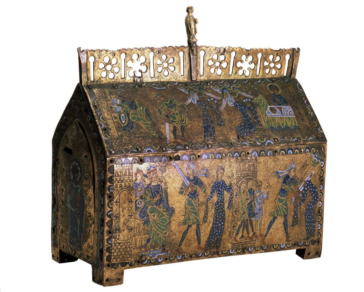 'Reliquary with scenes from the Life of Saint Valeria', c1170.