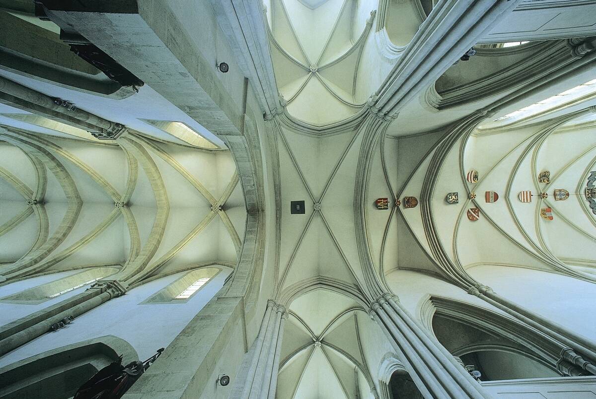 Ribbed vault of the Cathedral in Wiener Neustadt